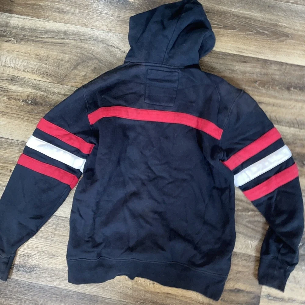 Chicago Bulls Hoodie Sweatshirt Mitchell & Ness Size XL‎
